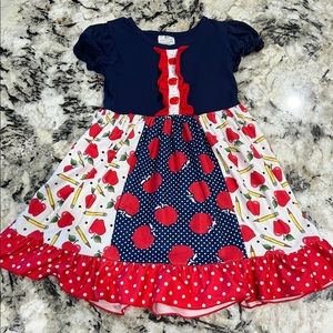 Back to School Apple Dress